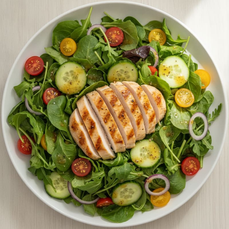 Vibrant Garden Green Salad