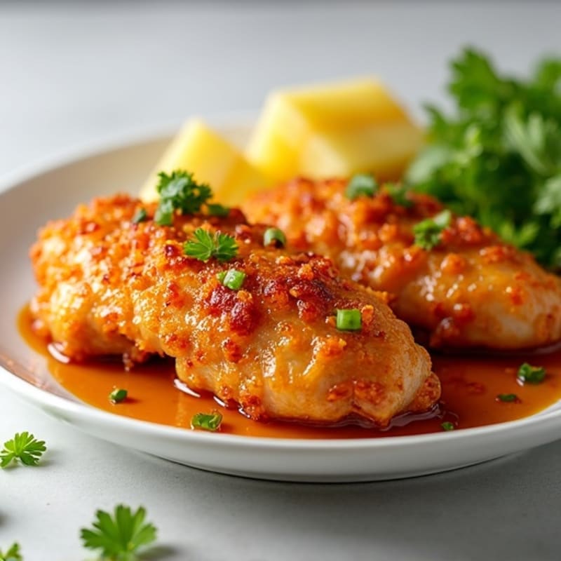 Crispy Baked Sweet and Sour Chicken