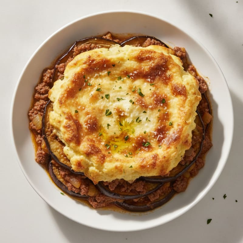 Classic Beef and Eggplant Moussaka