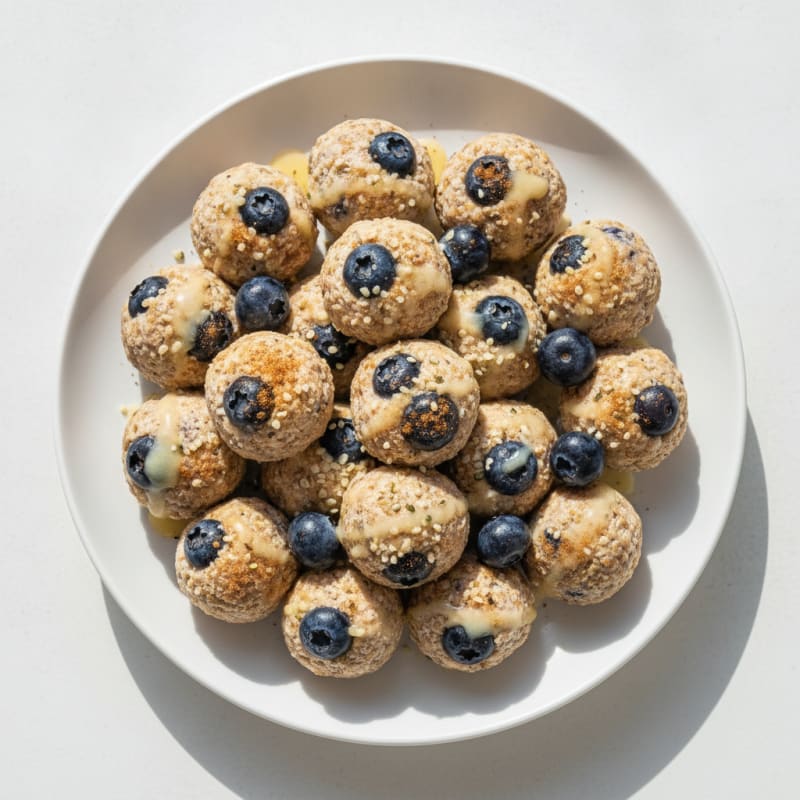 Blueberry Yogurt Power Bites