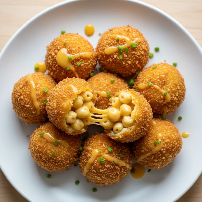 Golden Mac & Cheese Bites