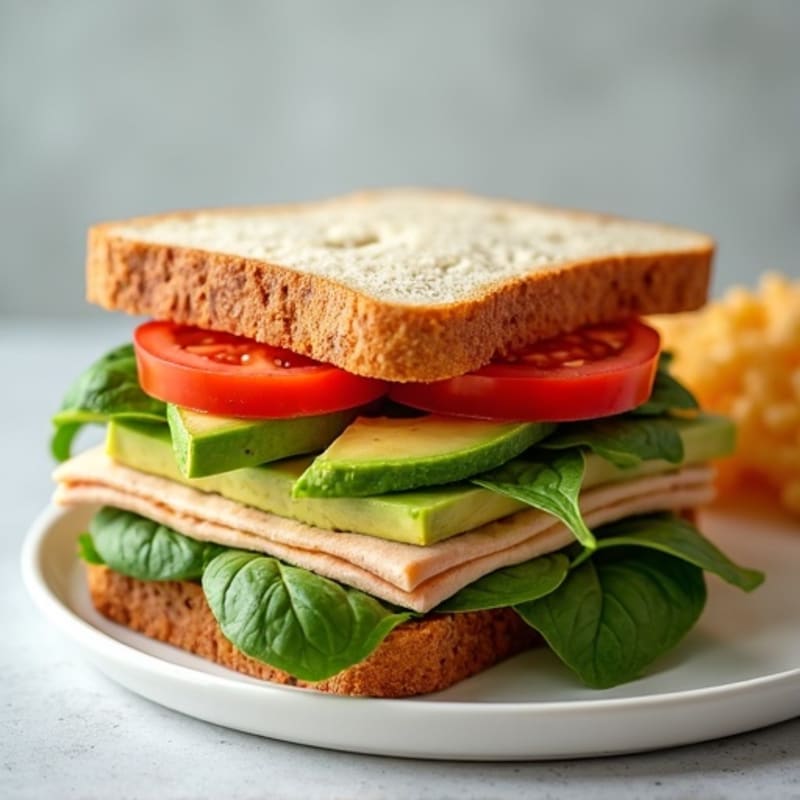 Healthy Turkey Club Sandwich