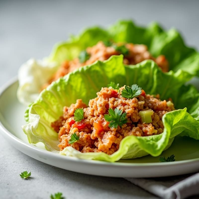 Spicy Sriracha Tuna Lettuce Wrap