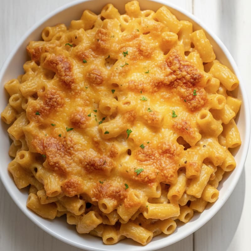Baked Four Cheese Macaroni