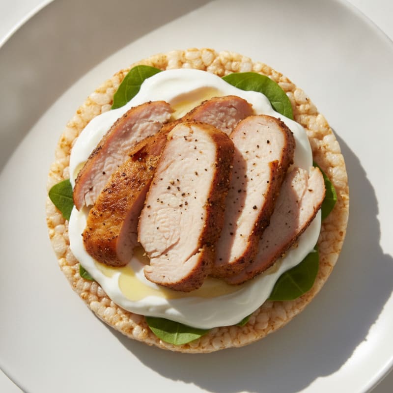 Halal Turkey & Yogurt Rice Cake