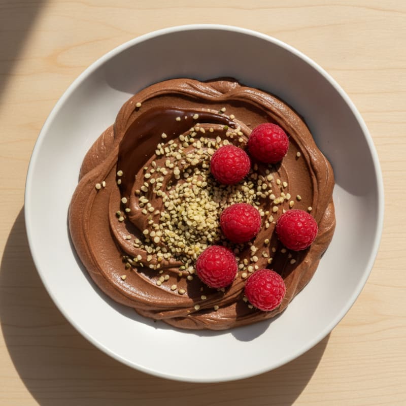 Silky Greek Yogurt Chocolate Protein Pudding