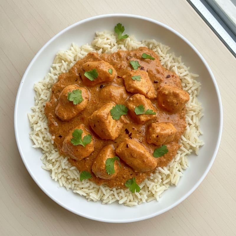 Spiced Butter Chicken with Basmati Rice