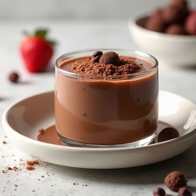 Silky Chocolate Protein Pudding