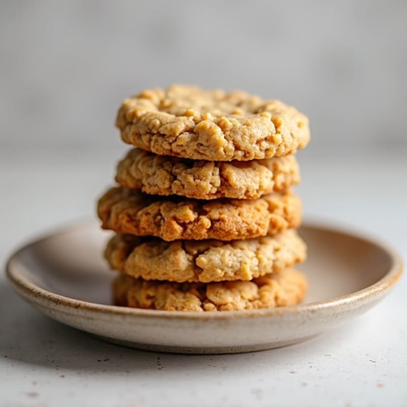 High-Protein Chewy Peanut Butter Oat Cookies