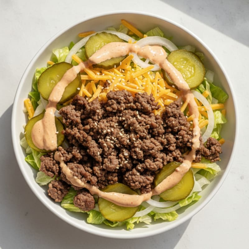 Big Mac Inspired Protein Power Bowl