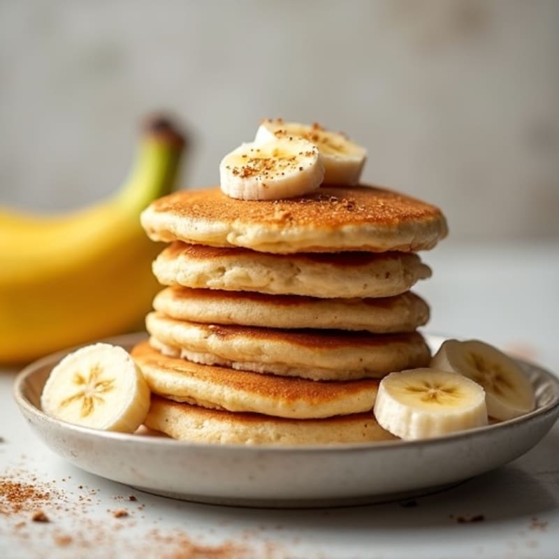 Fluffy Protein Banana Pancakes