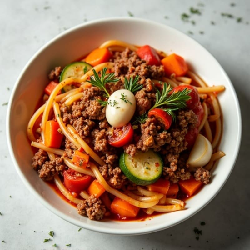 Hearty Lean Beef and Vegetable Ragu