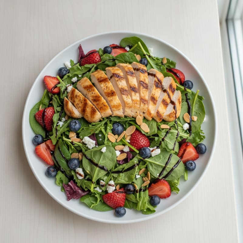 Grilled Chicken and Berry Salad