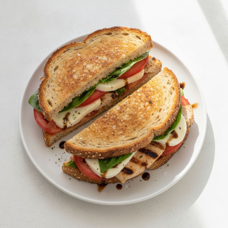 Grilled Chicken Caprese Sandwich