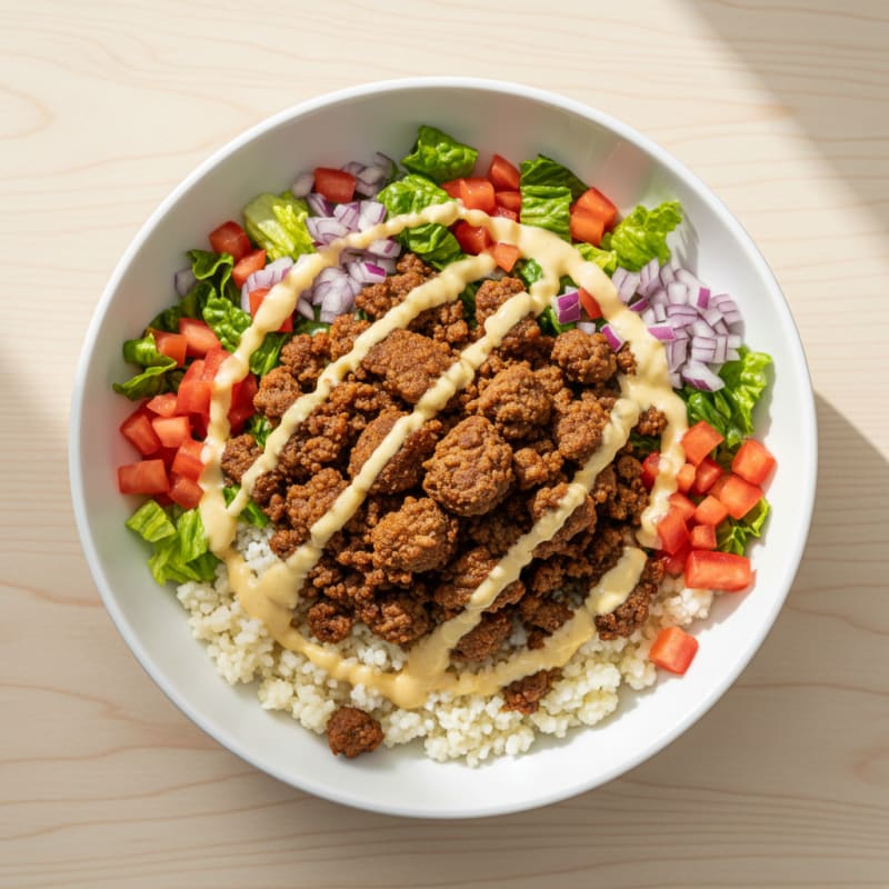 Crispy Beef and Special Sauce Bowl