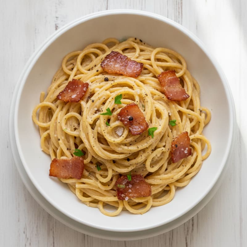 Classic Carbonara with Pancetta
