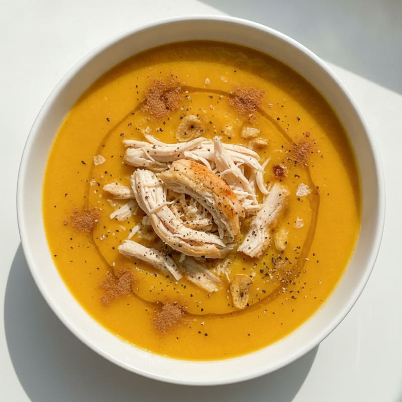 Roasted Butternut Squash Apple Soup