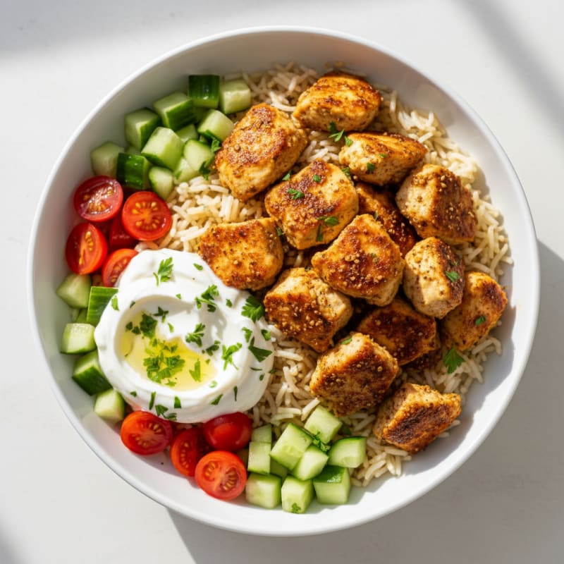 Chicken Shawarma Rice Bowl