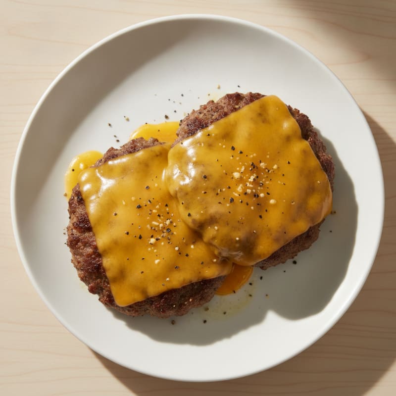 Classic Beef Patties with Cheese
