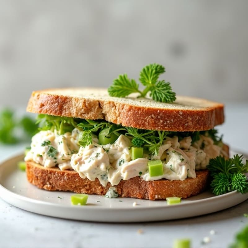 Fresh Herb Chicken Salad Sandwich