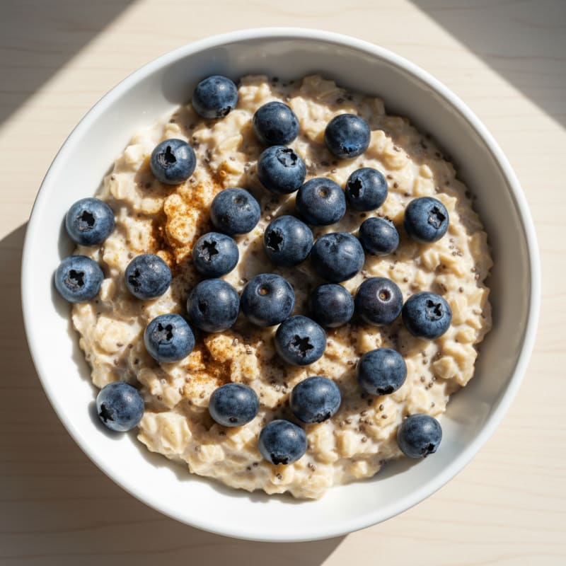 Creamy Overnight Oats with Berries