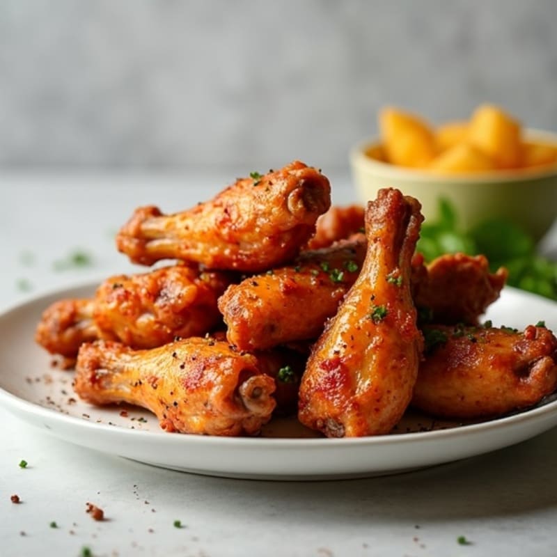 Crispy Honey Glazed Chicken Wings