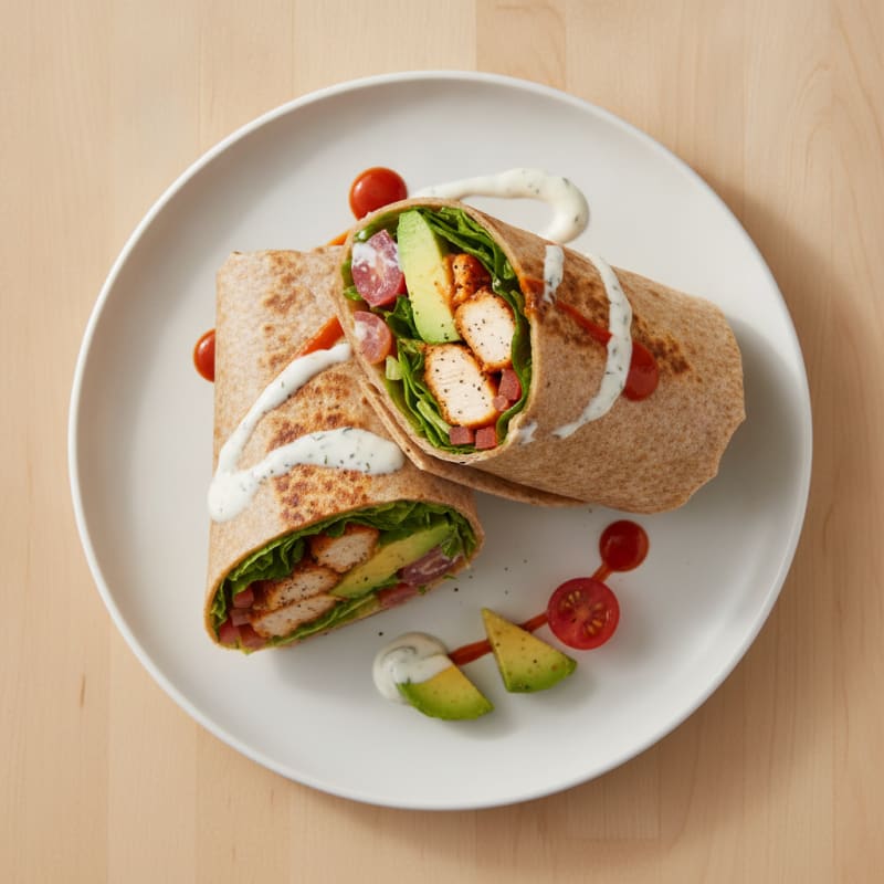 Buffalo Ranch Chicken Wrap