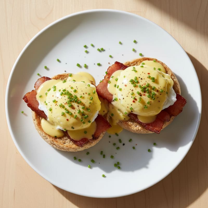 Creamy Classic Eggs Benedict with Zesty Hollandaise