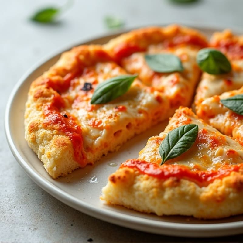 Crispy Buffalo Chicken Cauliflower Crust Pizza