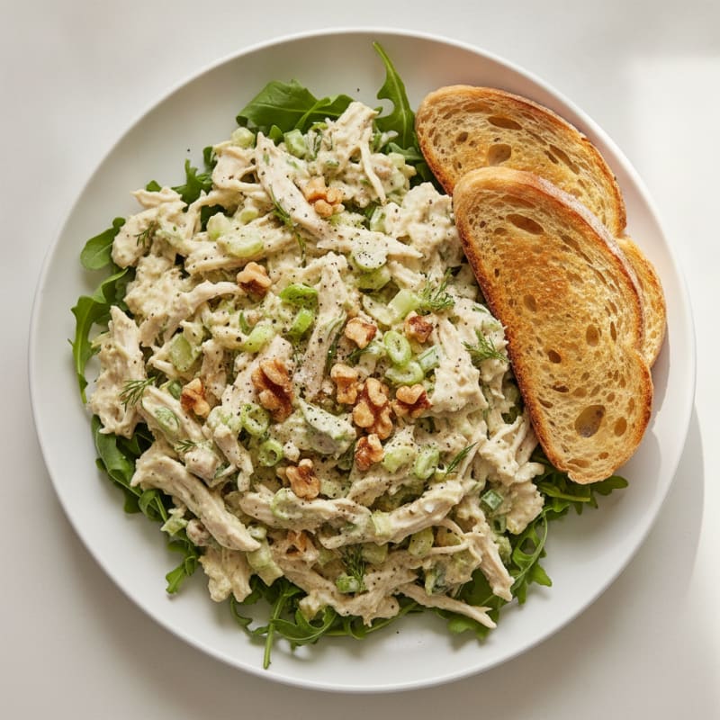 Herbed Rotisserie Chicken Salad with Walnuts