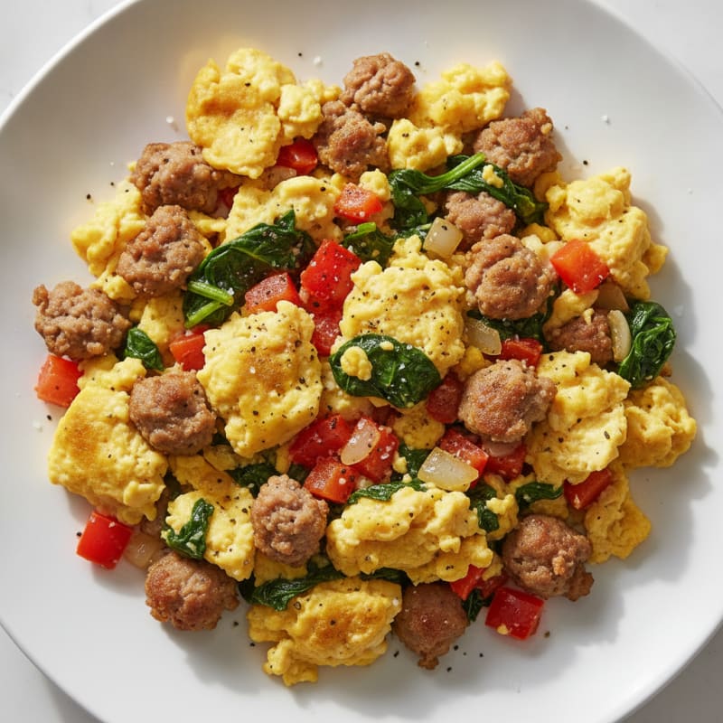 Hearty Sausage and Egg Scramble