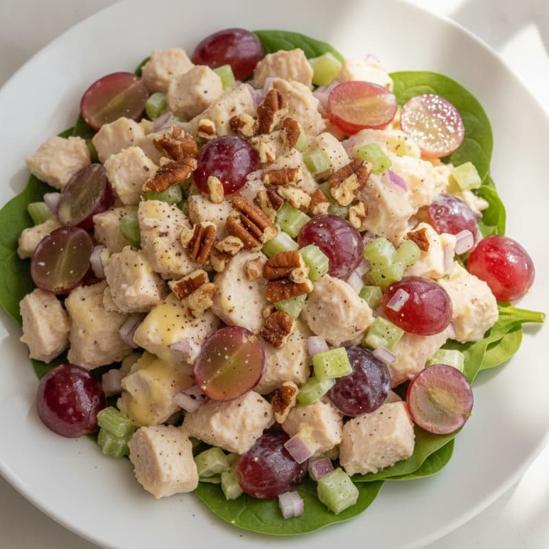 Chicken Salad with Grapes and Pecans