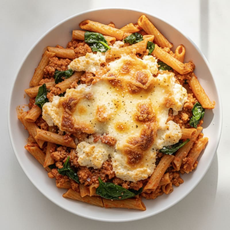 Classic Baked Ziti with Ricotta