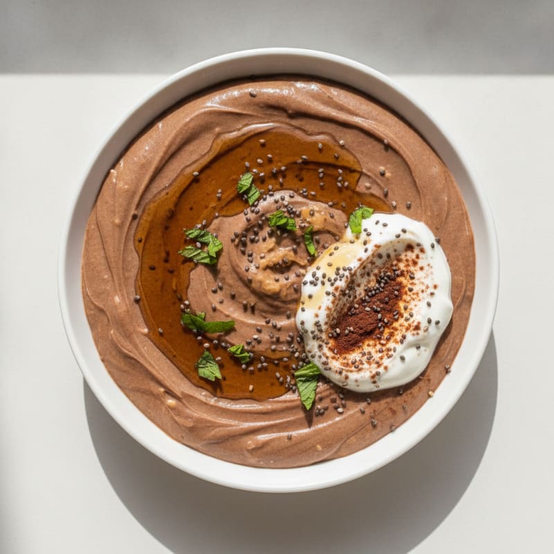 Greek Yogurt Chocolate Protein Pudding