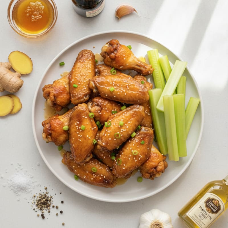 Bayou City Honey-Garlic Wings