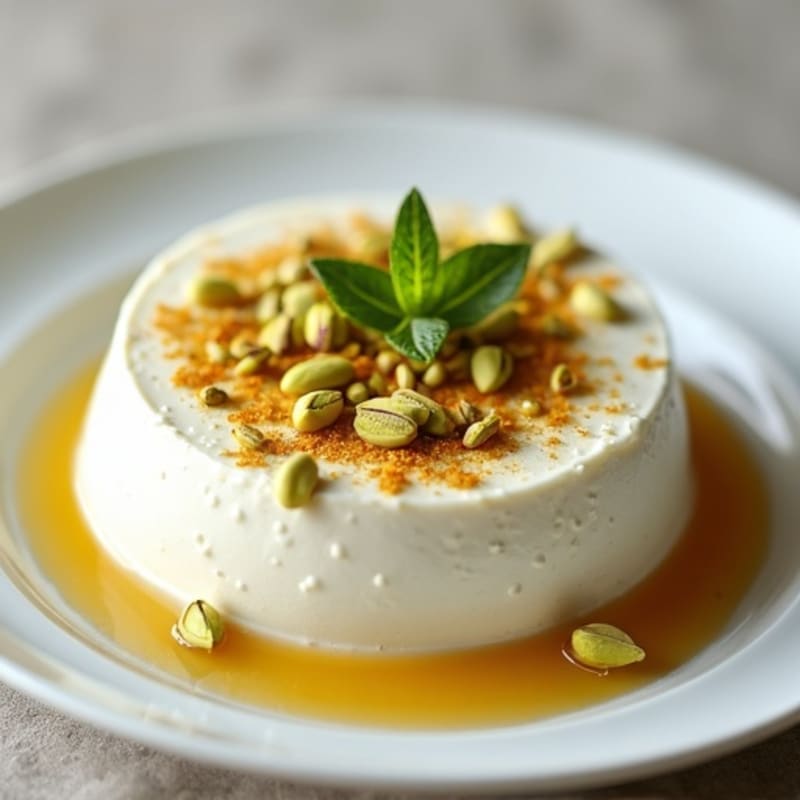 Protein-Rich Cottage Cheese Mousse with Cardamom and Pistachios