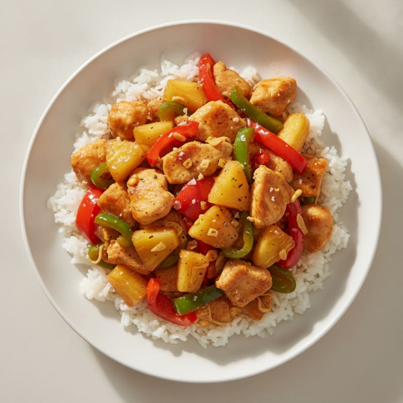 Sweet and Sour Chicken Stir-Fry