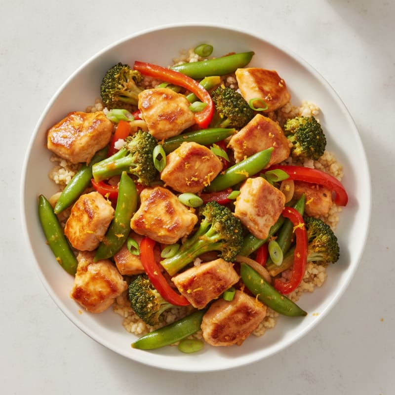Orange Glazed Chicken Stir-Fry
