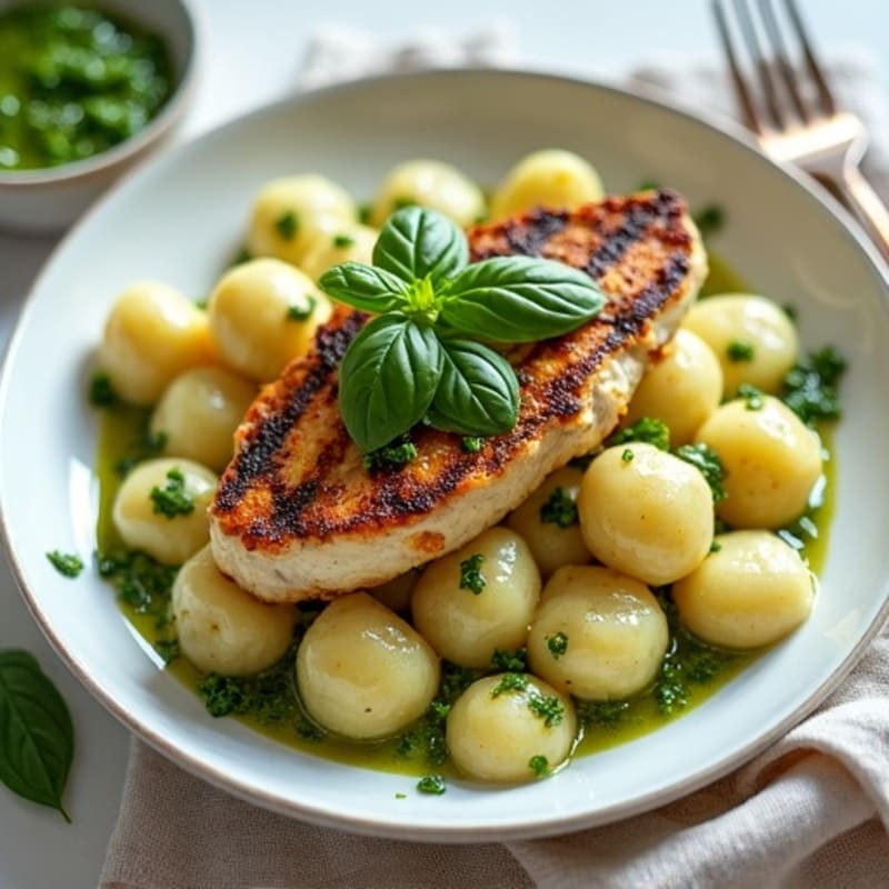 Pillowy Gnocchi with Fresh Basil Pesto