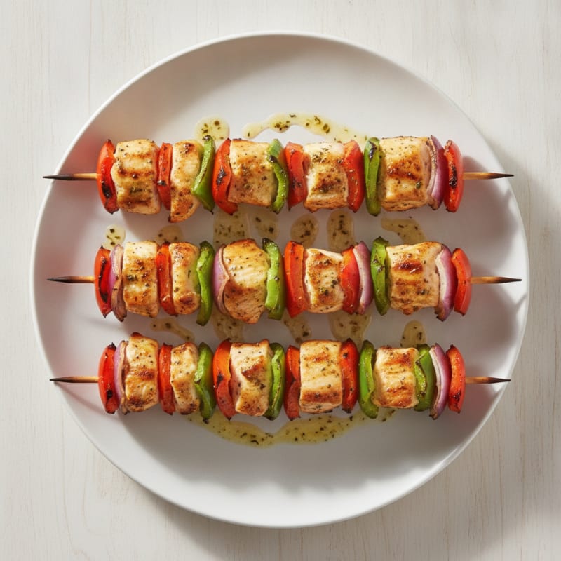 Chicken and Veggie Skewers