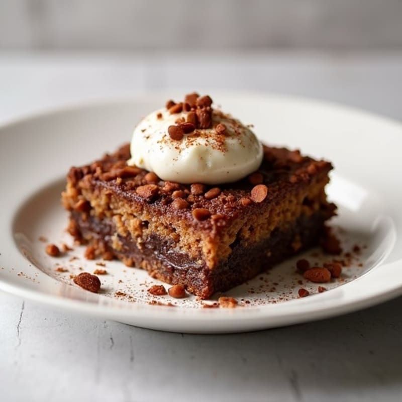 Dense Chocolate Protein Baked Oats