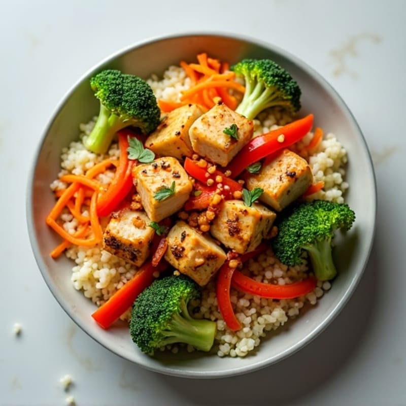 Cauliflower Rice Chicken Stir-Fry