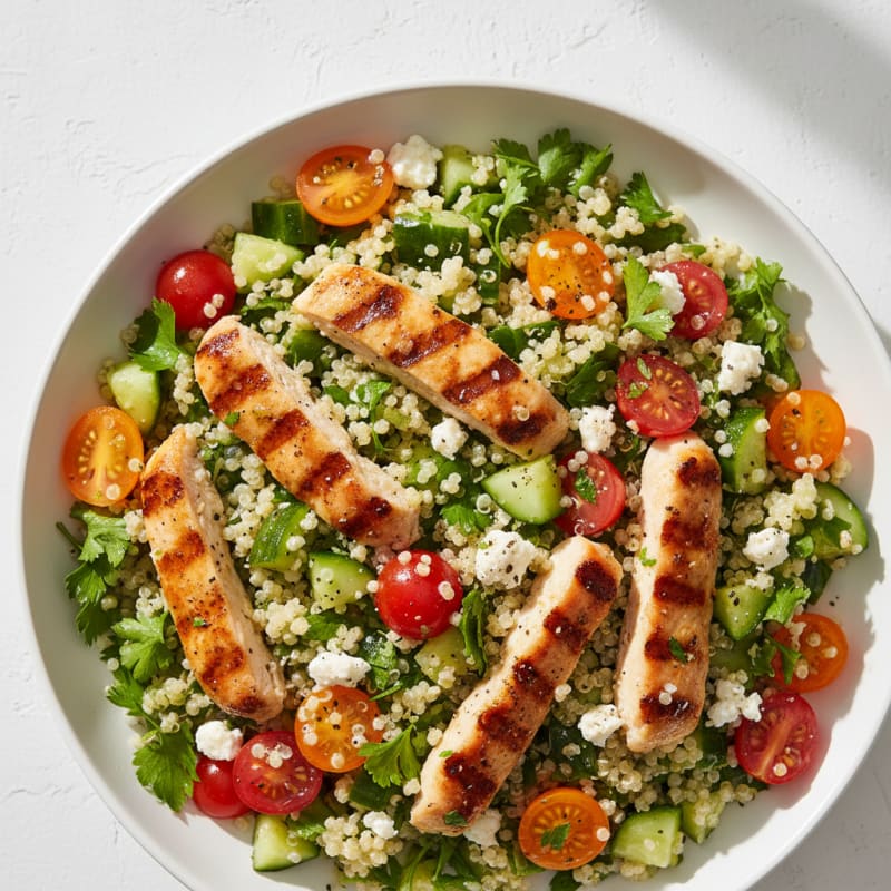 Zesty Lemon Herb Quinoa Salad