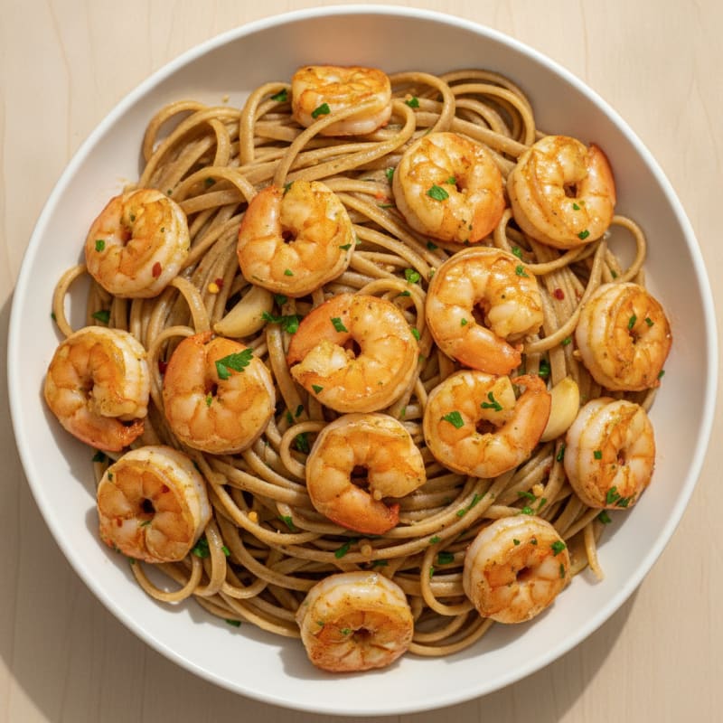 Garlic Shrimp Scampi with Linguine