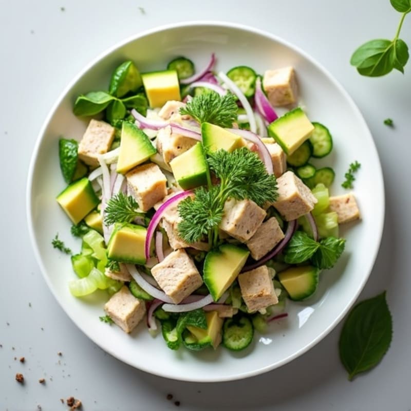 Herb-Loaded Greek Yogurt Tuna Salad