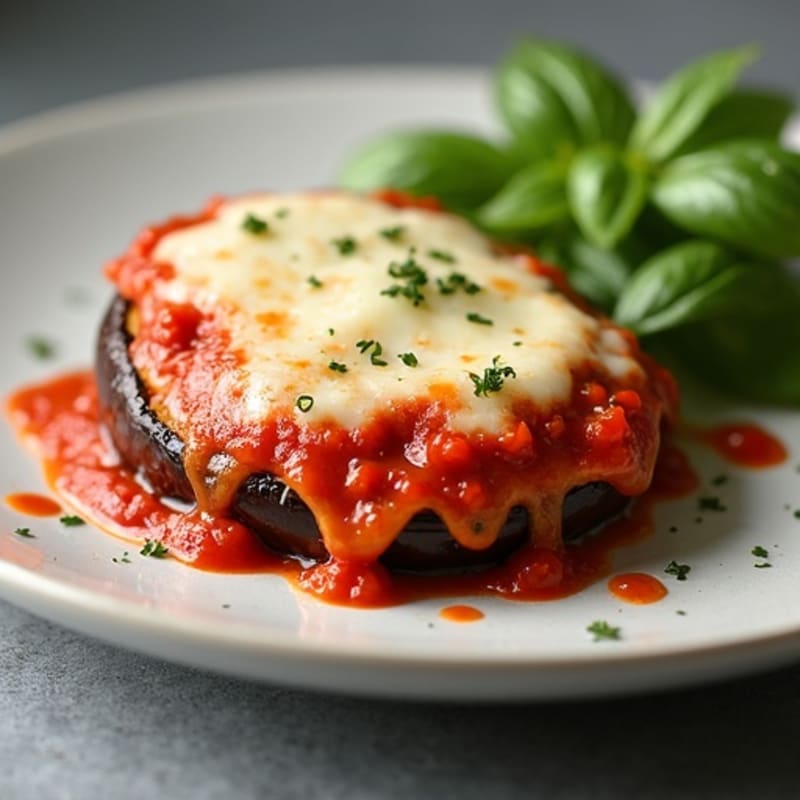 Crispy Baked Eggplant Parmesan
