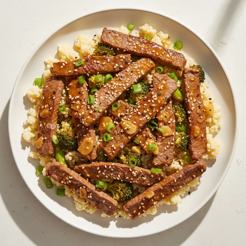 Tender Sesame-Ginger Beef Bulgogi
