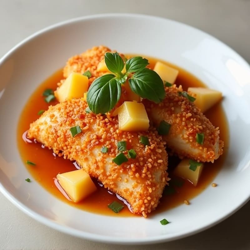 Crispy Baked Sweet and Sour Chicken
