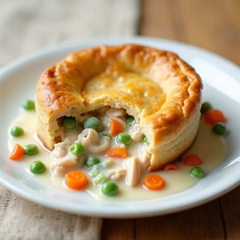 Healthy Creamy Chicken Pot Pie