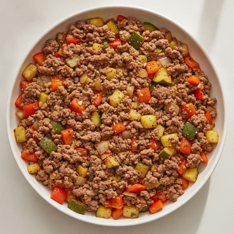 Ground Beef and Vegetable Skillet